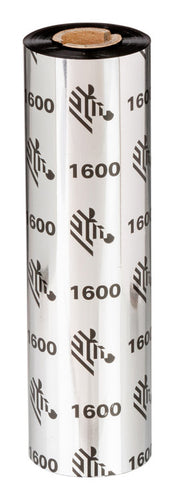 Zebra Thermotransferband – Wachs, 83 mm × 450 m, Kern 25 mm, Schwarz, 18er-Pack