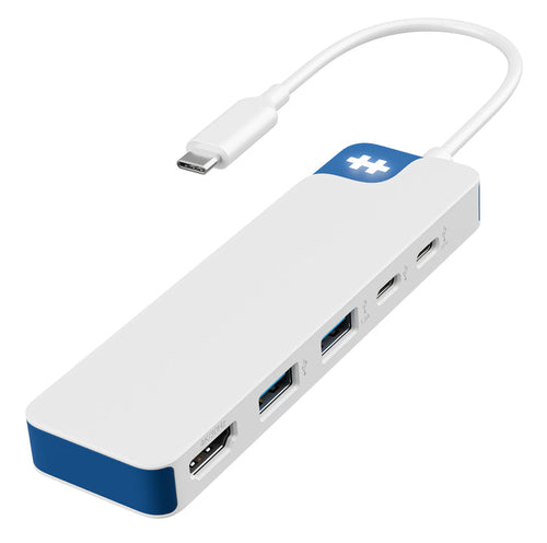 Targus HyperDrive Flex USB-Hub – USB-C, 1× HDMI, 5× USB-A, 100 W PD, für Windows/Mac