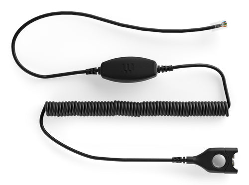 EPOS Bottom Kabel ED – Headset-Kabel, EasyDisconnect, Spiralkabel, mit Modularstecker