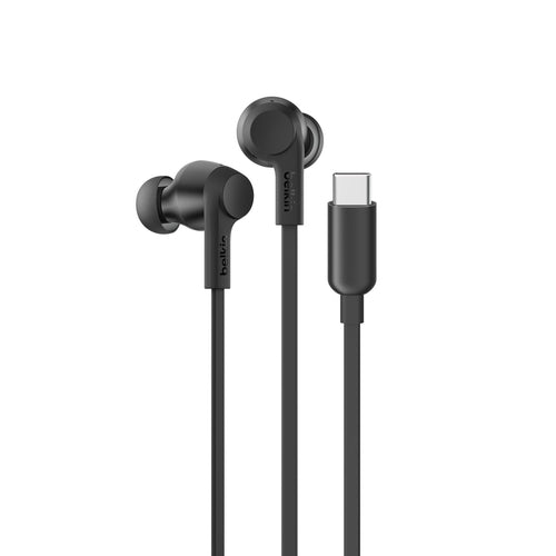 Belkin SoundForm – In-Ear Kopfhörer – USB-C, ANC – Schwarz