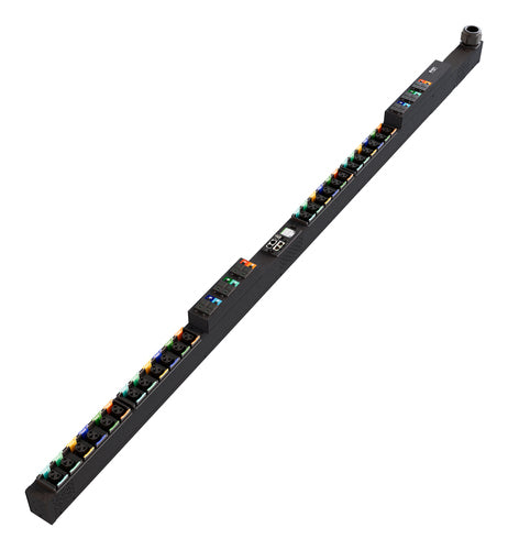 Vertiv PowerIT VP6U60A3 Rack-PDU überwacht 63 A – C13/C19×24 – vertikal 0U – schwarz