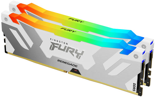 Kingston Technology Kingston Renegade RGB Weiss – DDR5 DIMM – 64 GB (2×32 GB), 6400 MT/s, CL32, 1.4 V