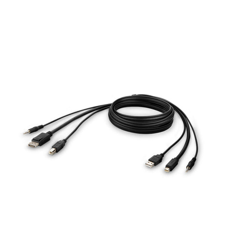 Belkin USB-C auf DisplayPort Adapter, 1,8 m, aktiv, KVM, TAA-konform