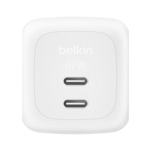 Belkin BOOSTCHARGE Ladegerät – 67 W, 2× USB-C, PD, PPS