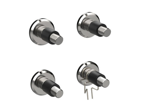 Vogel's Montageschrauben – 4er-Pack, Schwarz