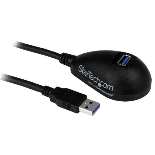 StarTech.com USB-A Verlängerungskabel (Stecker auf Buchse) – USB 3.2 Gen 1 (5 Gbit/s) – 1,5 m – Abgewinkelt