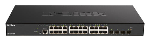 D-Link DXS-1210-28T – Verwalteter L2/L3 Switch – 24× 10G, 4× SFP28, 19", 1U
