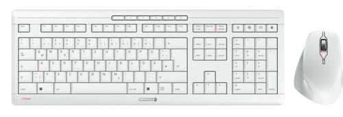 CHERRY Tastatur, kabellos (2,4 GHz), DE-Layout (DE), Fullsize (mit Ziffernblock) – für Windows
