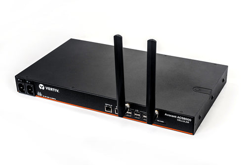 Vertiv ACS8008 – 8-Port KVM-over-IP Switch – Rack 1U, 8× Seriell, 8× USB 2.0, 4G/LTE, 2× SFP, FIPS 140-2