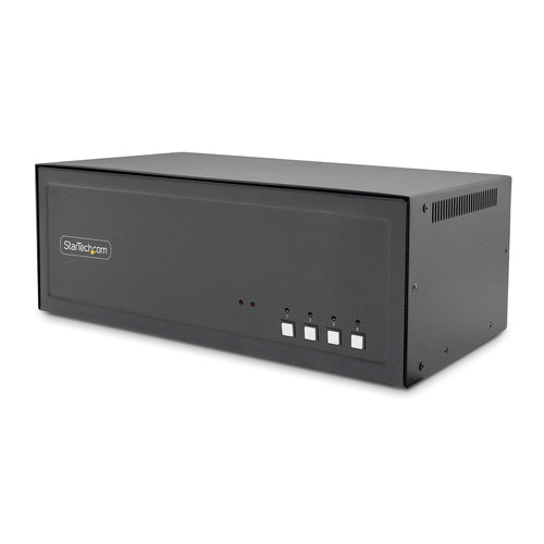 StarTech.com CK4-HPD404C – 4-Port DP/HDMI/DVI KVM-Switch, USB 2.0-Hub, Audio
