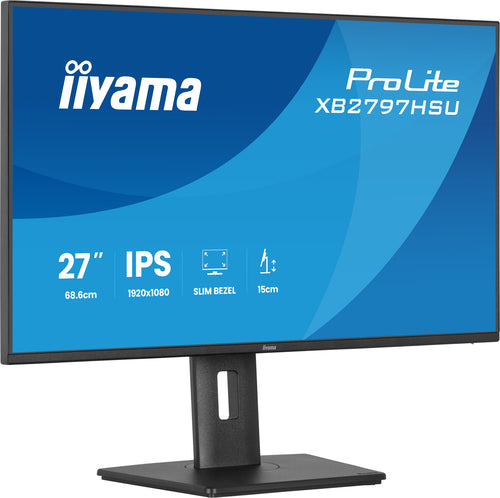iiyama XB2797HSU-B1 – Monitor, 27" 1920 × 1080 (Full HD), IPS, 120 Hz