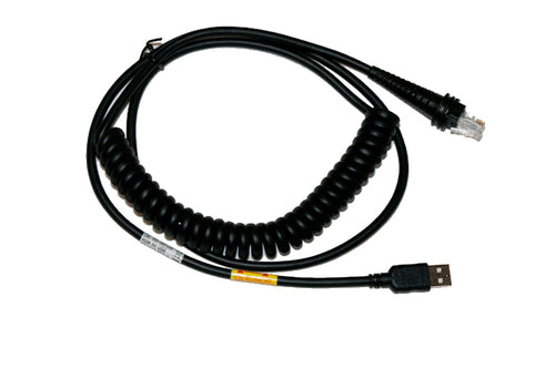 Honeywell USB-Kabel – USB-A, spiralförmig, 5,0 V – Schwarz – 3,0 m