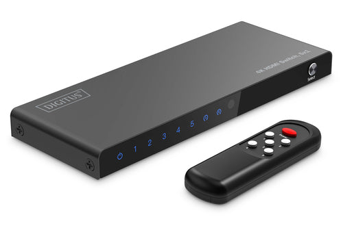 Digitus HDMI-Switch, 5×1, 4K, 60 Hz, HDCP 2.3