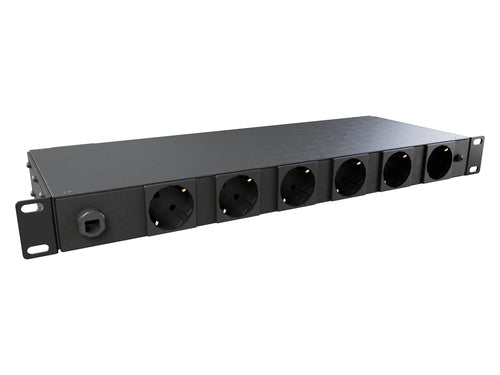Vertiv EP4G81A0 Rack-PDU (überwacht) 3600 W – 1U, Schuko (Typ F) 16 A – Typ F×6, RJ-45×2