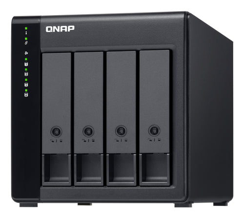 QNAP TL-D400S – 4-Bay HDD/SSD-Gehäuse – für 2,5"/3,5" HDD/SSD, SATA