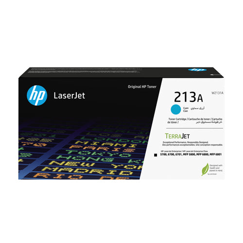 HP Toner 213A – cyan, 3000 Seiten – für Farb-Laserdrucker/Multifunktionsgeräte