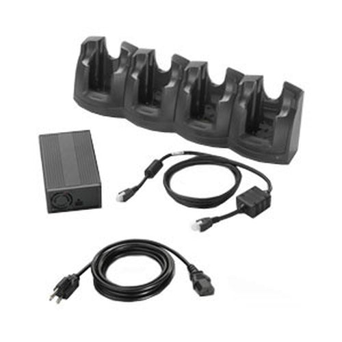 Zebra Ladestation – 4× Ladeplätze, Ethernet – für Terminals