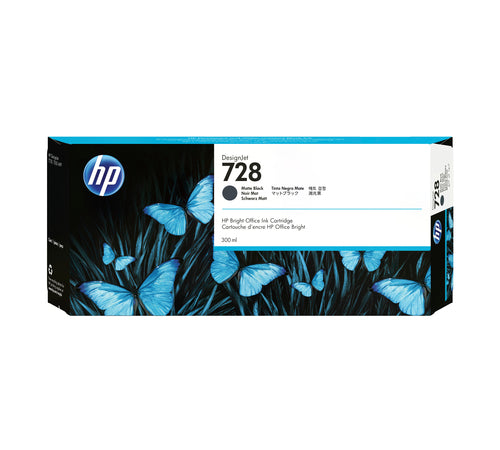 HP Tintenpatrone 728, Schwarz, 300 ml