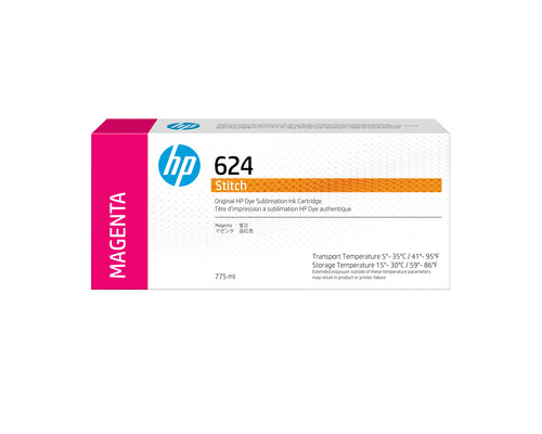 HP Tintenpatrone 624, Magenta, 775 ml