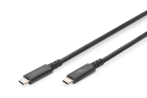 Digitus USB-Kabel, USB-C, 0,8 m, USB4, Lade-/Datenkabel