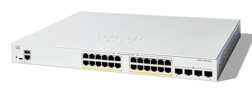 Cisco Catalyst 1200 C1200-24FP-4G – Verwalteter L2/L3 Switch – 24× 1G, 4× SFP, PoE