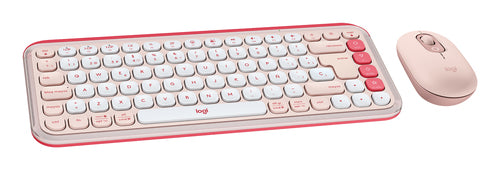 Logitech POP Icon Combo – Tastatur, ES-Layout (ES), Rosa