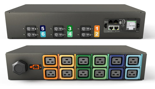 Vertiv MG05M2R1-12L193-3PS56B2H10-S Überwachte PDU Dreiphasig 32 A – C19×12 – IEC 60309 Eingang, 3 m Kabel