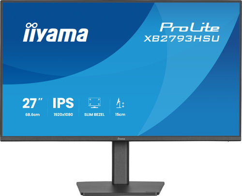 iiyama Monitor, 27" 1920 × 1080 (Full HD), IPS, 120 Hz