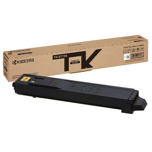 Kyocera – Toner TK-8115K – schwarz, 12000 Seiten – für Color-Laserdrucker/Multifunktionsgeräte