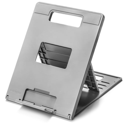 Kensington Laptop-Ständer – bis 14" – faltbar, höhenverstellbar – Grau