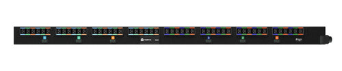 Vertiv U1079 PDU 22 kVA – 48× AC-Ausgänge, 230/400 V, 32 A, 0U, senkrecht – schwarz
