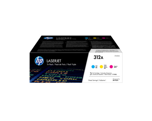 HP Toner-Multipack 312A – C/M/Y, 2700 Seiten