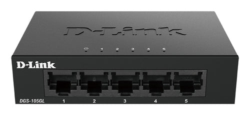 D-Link DGS-105GL/E – Unmanaged Switch – 5× 1G, Desktop
