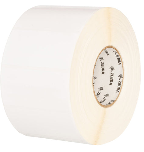 Zebra Druckeretiketten, 50,8 mm × 25,4 mm, Schwarz/Weiss, Permanent, 20 Rollen (340 Etiketten/Rolle)