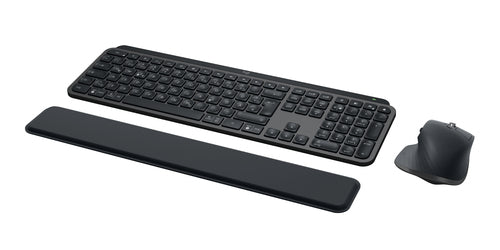 Logitech Desktop MX Keys S – Tastatur, kabellos (Bluetooth/2,4 GHz), DE-Layout (DE), Dunkelgrau