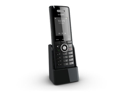 Snom M65 – WLAN-Telefon (Handgerät), inkl. Ladeschale, DECT, Schwarz