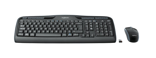 Logitech MK330 – Tastatur, kabellos (2,4 GHz), DE-Layout (DE), Fullsize (mit Ziffernblock), Membran
