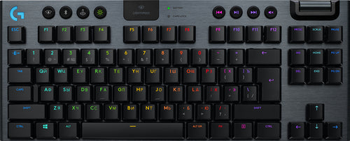 Logitech G G915 TKL – Gaming-Tastatur – Mechanisch, RGB – Bluetooth & 2,4 GHz (USB-A Empfänger) – QWERTY (IT)