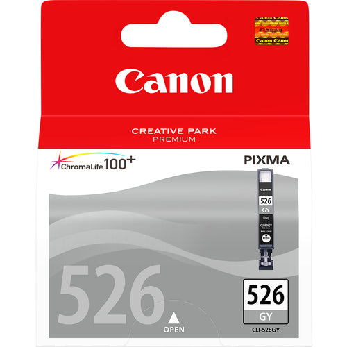 Canon Tintenpatrone CLI-526GY, Grau, 437 Seiten, Original