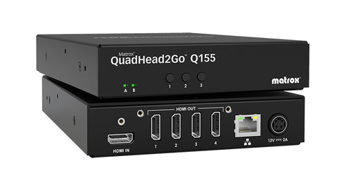 Matrox QuadHead2Go Q155 – HDMI-Matrix, 4K, Video-Wand-Controller