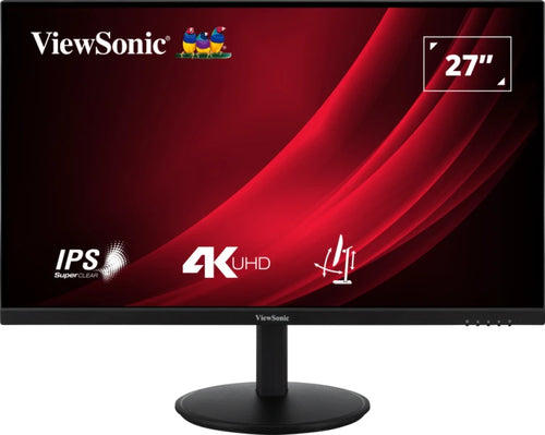 Viewsonic VG2708-4K – Monitor, 27" 3840 × 2160 (UHD 4K), HDMI, DisplayPort, ergonomisch verstellbar