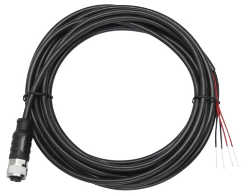 Zebra DC-Stromkabel für FXR90, M12, 12–24 V, 10 m, Schwarz, CBL-PWRD100-M1200