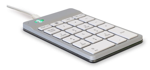 R-Go Tools Numpad Break – ergonomischer Ziffernblock, Weiss