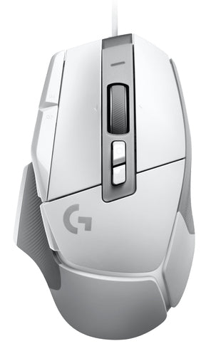 Logitech G G502 X Weiss – Gaming-Maus – Kabelgebunden (USB‑A), 25600 DPI, rechts