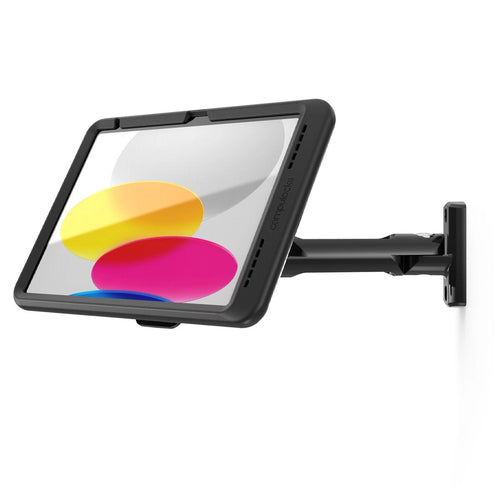 Compulocks Tablet-Wandhalterung – für iPad 10,9" (10. Gen.) – abschliessbar, VESA 100×100 – Schwarz