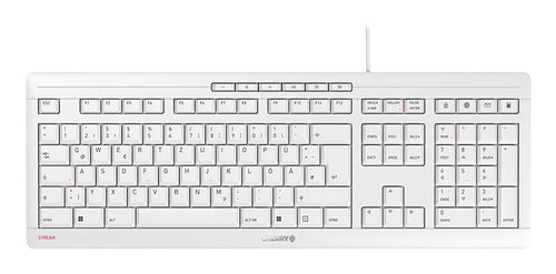 CHERRY Stream – Tastatur, kabelgebunden (USB-A), DE-Layout (DE), mechanisch – für Windows