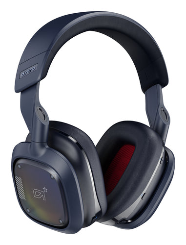 ASTRO Gaming A30 Gaming-Headset – Over-Ear, Stereo, Kabel + BT, mit USB-A-Dongle, Blau