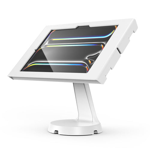 Compulocks Tablet-Tischhalterung – für iPad Pro 11" (4. Gen.) – Abschliessbar, VESA 75×75, 100×100 – Weiss