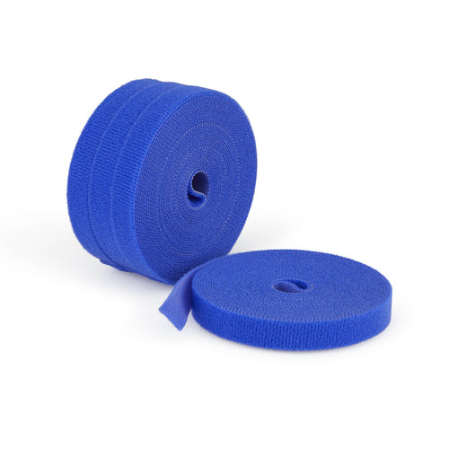 StarTech.com Klettbandrolle, 12,7 mm × 4,6 m, Blau, 4 Stück