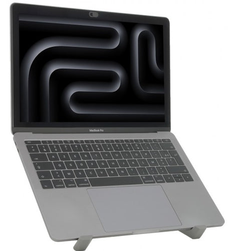 Mobilis Laptop-Ständer – bis 17", faltbar, höhenverstellbar – Schwarz